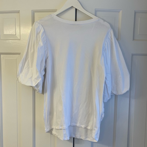 H&M MAMA puff sleeve maternity top BNWT - Picture 3 of 5